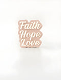 Faith,hope,love
